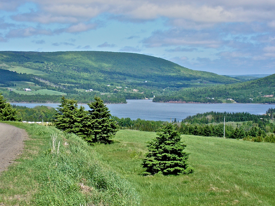 Cape Mabou Highlands in Northeast Mabou from Hunters Road