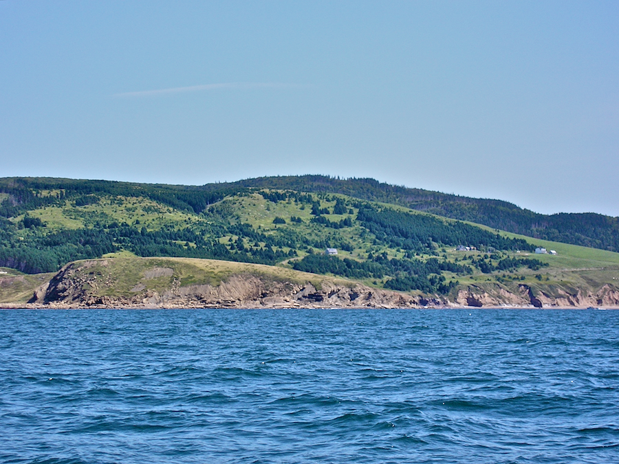 Finlay Point and the Cape Mabou Highlands from the water
