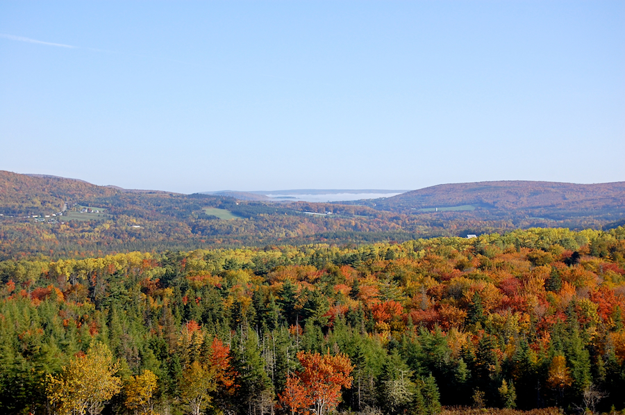 Morning view from the Southwest Ridge