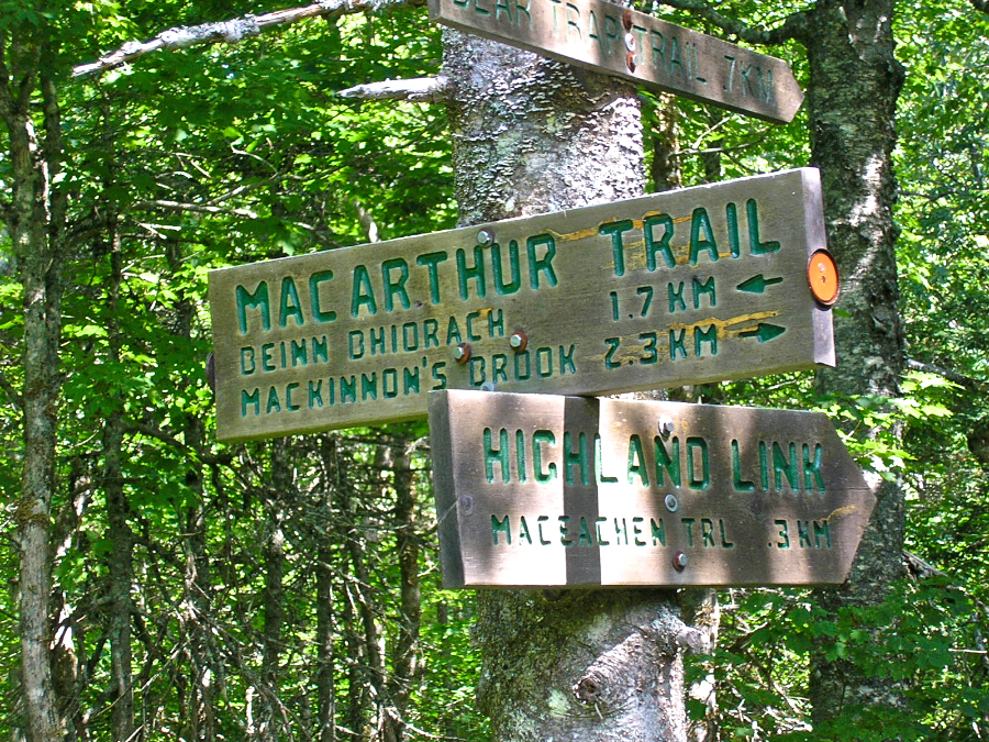 Trail Junction Signage