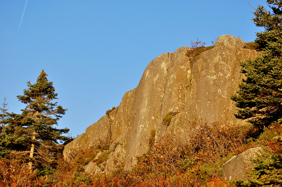 Cliff along the Louisbourg Lighthouse Trail