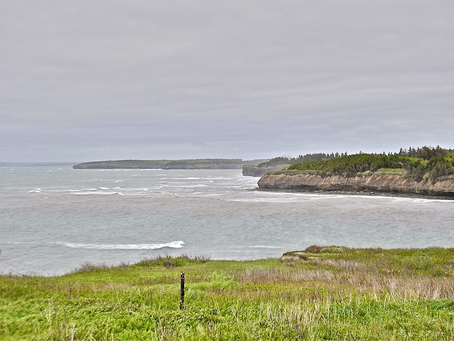 Alder Point and the coast east of Point Aconi