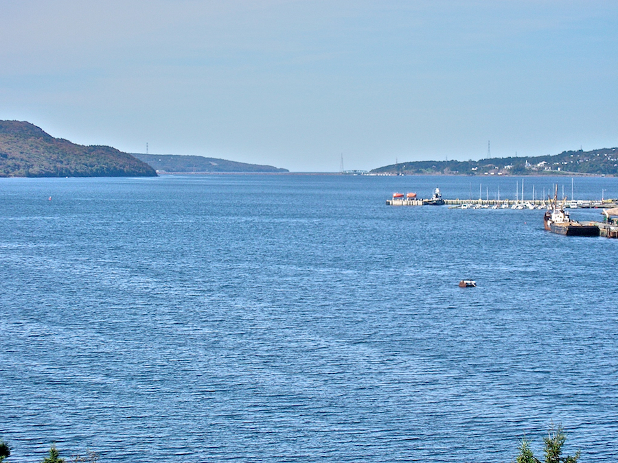 The Strait of Canso seen from Point Tupper