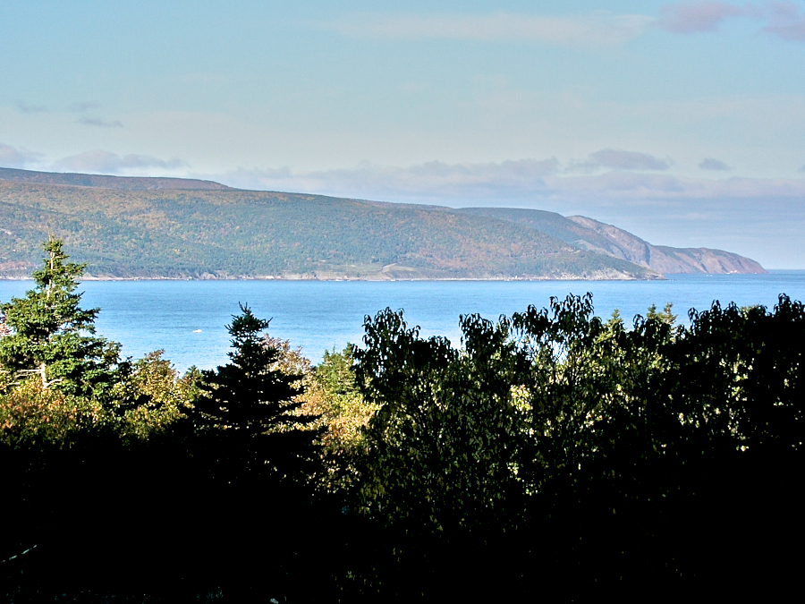 The Bay St Lawrence coast out to Cape St Lawrence