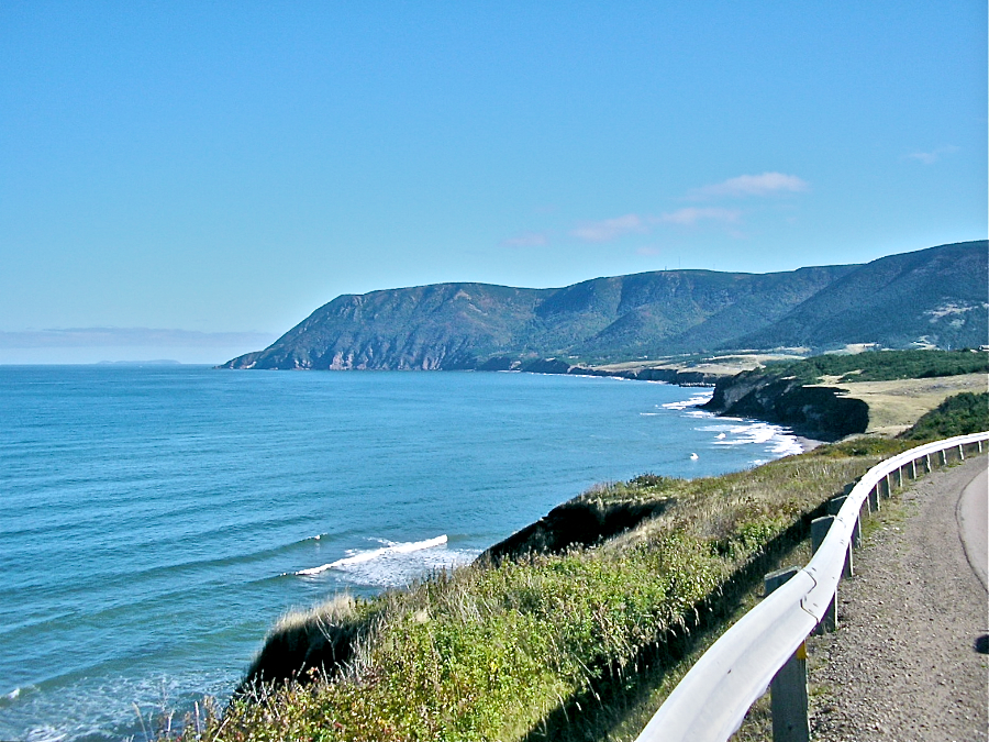 The Cape North Massif from the Meat Cove Road
