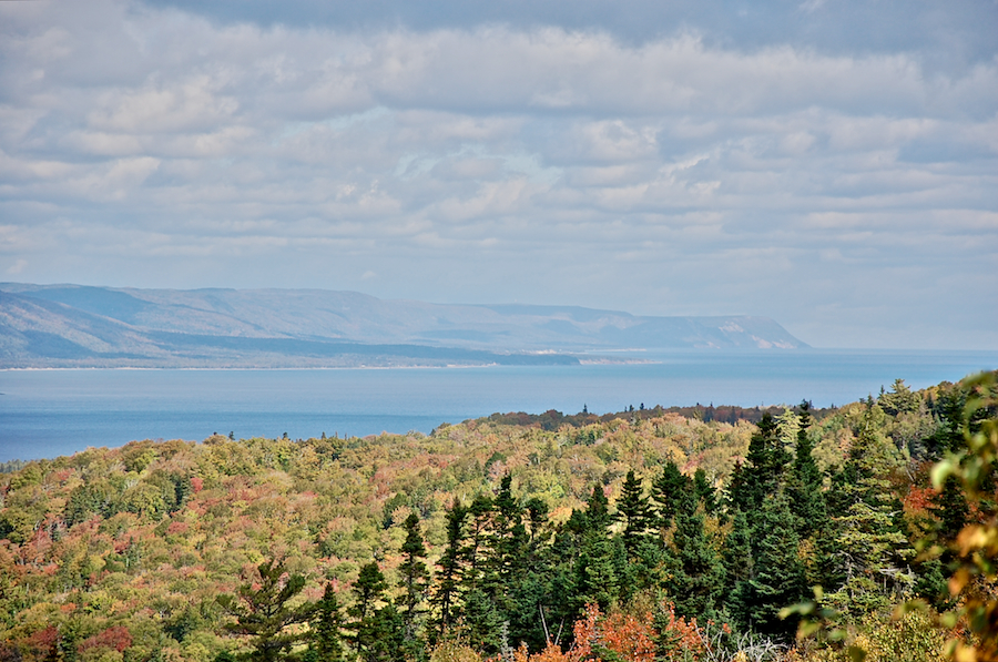 Cape Smokey and St Anns Bay from the St Anns look-off