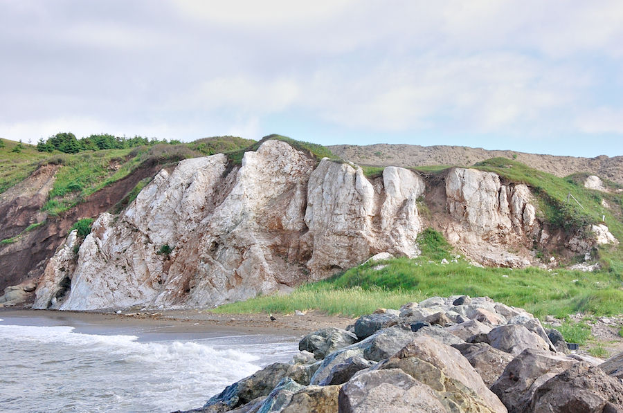 Gypsum Cliffs at Finlay Point