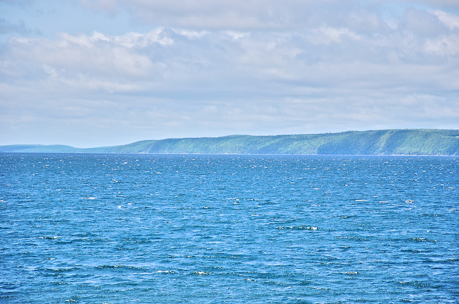 Boularderie Island from Groves Point Provincial Park