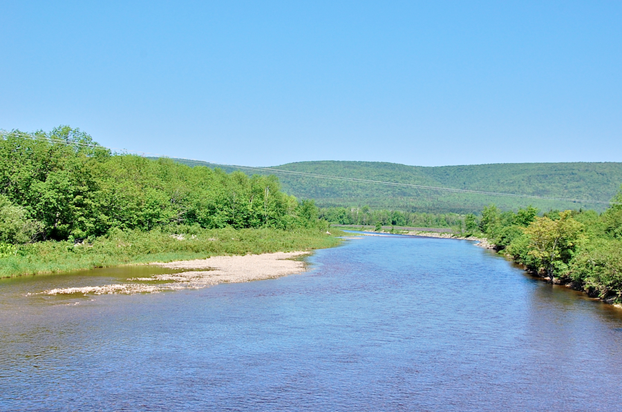 Northeast Margaree River from Doyles Bridge