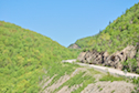 Looking up the Cabot Trail from the highest look-off on North Mountain