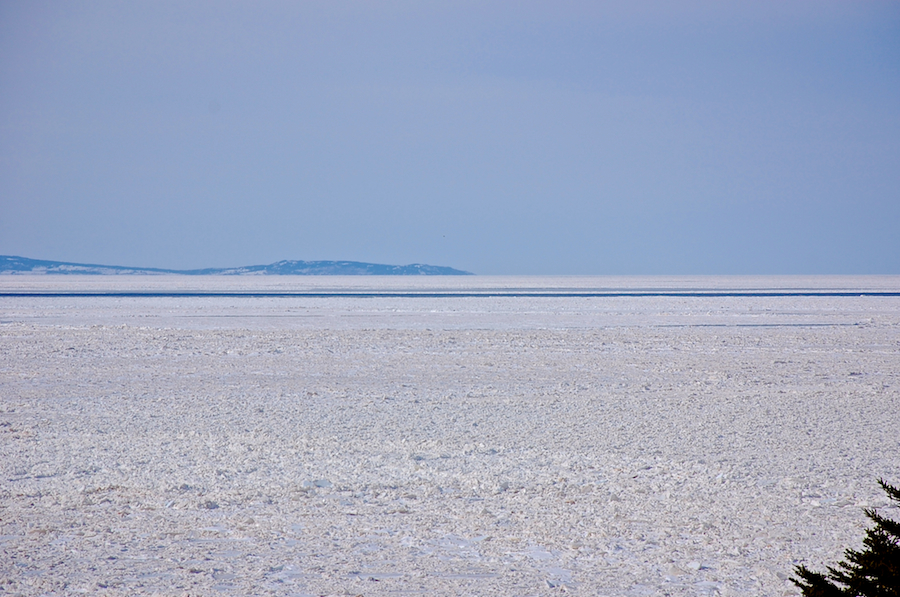 Ice on St Georges Bay