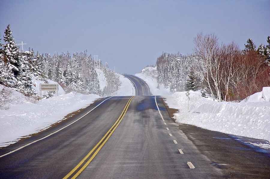 The Cabot Trail at the MacKinnons Cove Look-Off