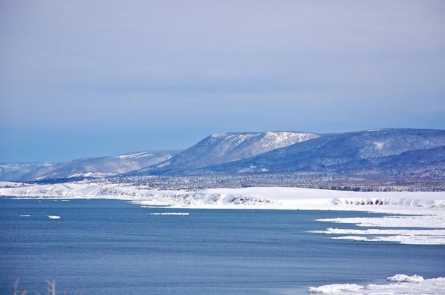 Squirrel Mountain from the Margaree Harbour Pull-Off