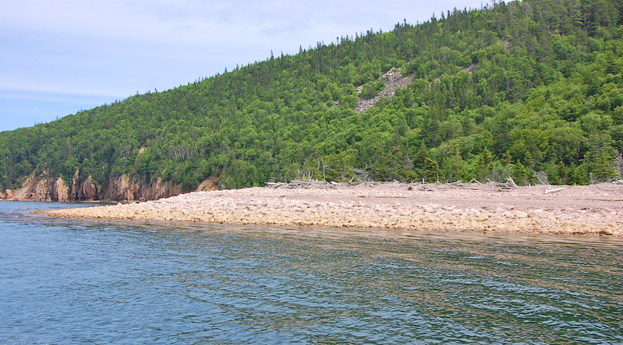 Big Grappling Beach from the west