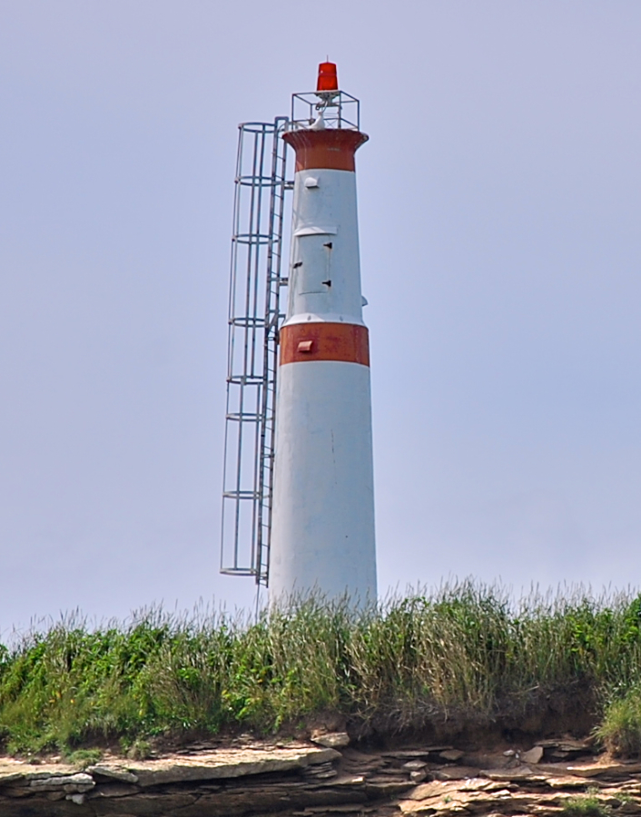 Close-up of Ciboux Island Light