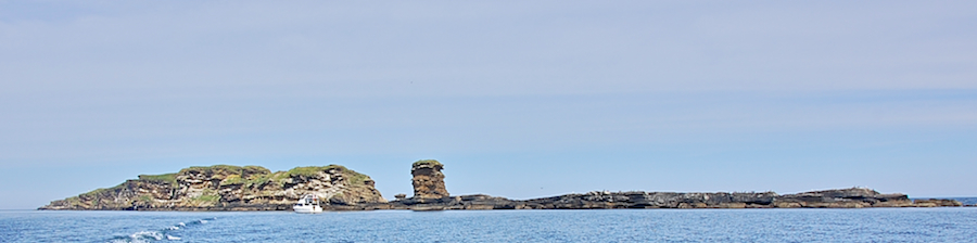 Ciboux Island from west of its southwestern end