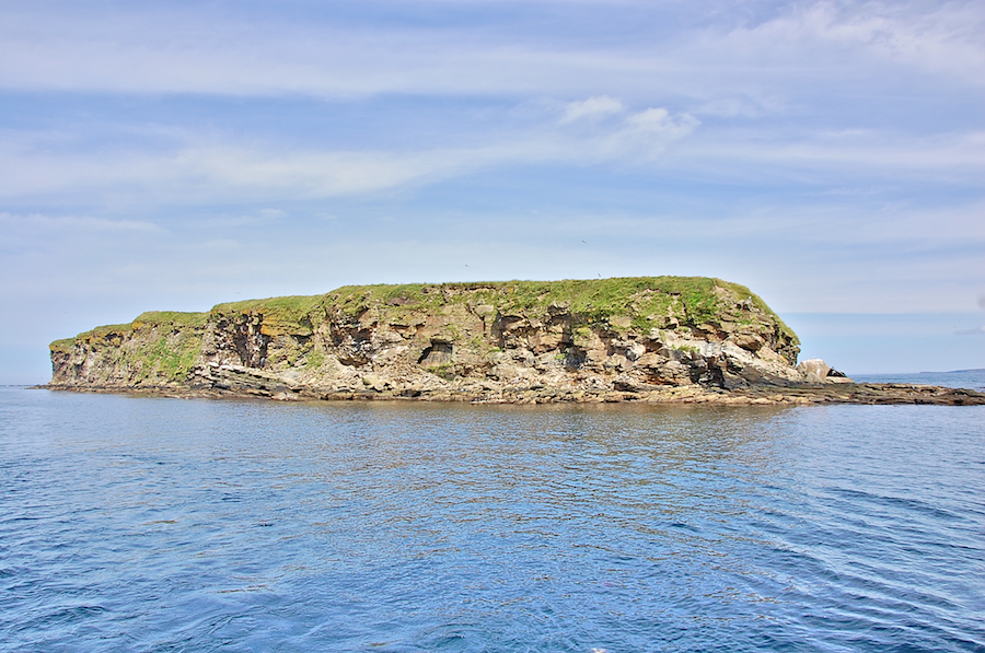 Hertford Island from off its southwestern tip