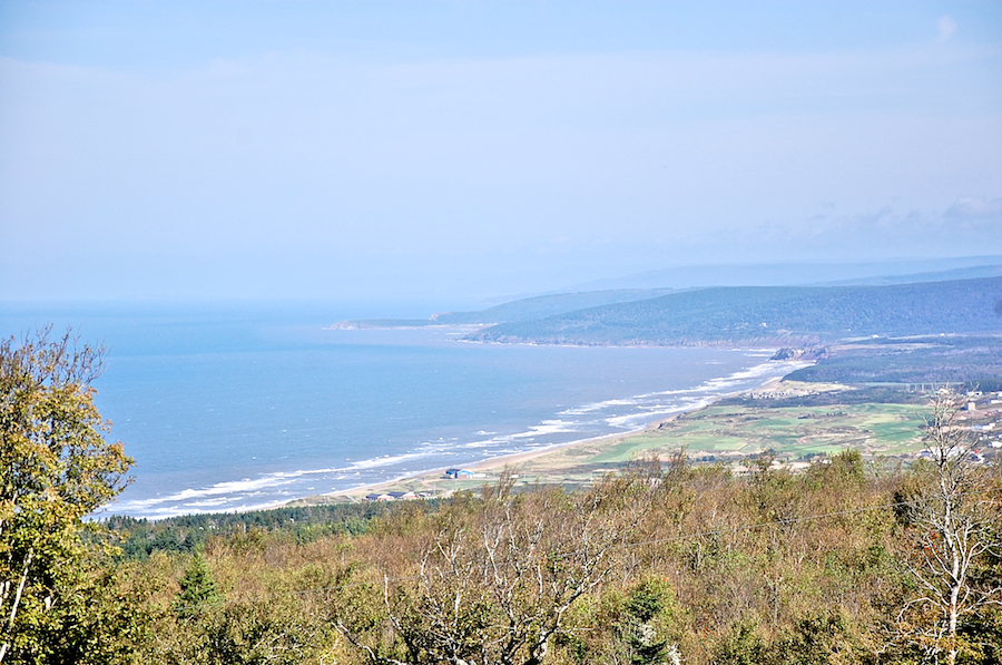 Inverness Beach and Broad Cove from Cape Mabou Road