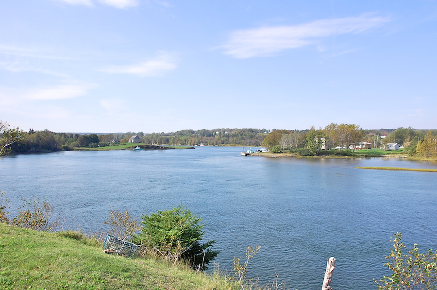 Little Bras d’Or Channel at St Anns Church in Alder Point