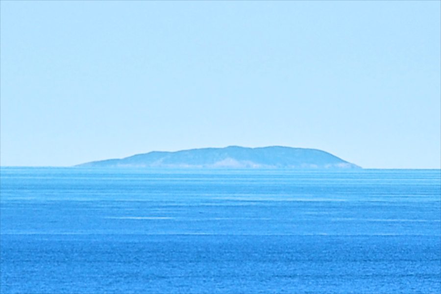 St Paul Island from the White Point Road