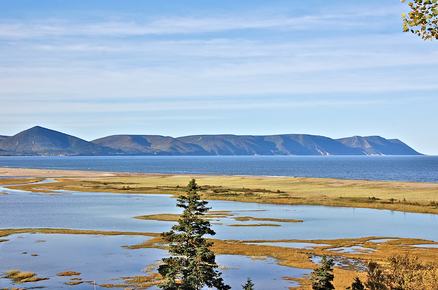 South Harbour Beach and the Cape North Massif