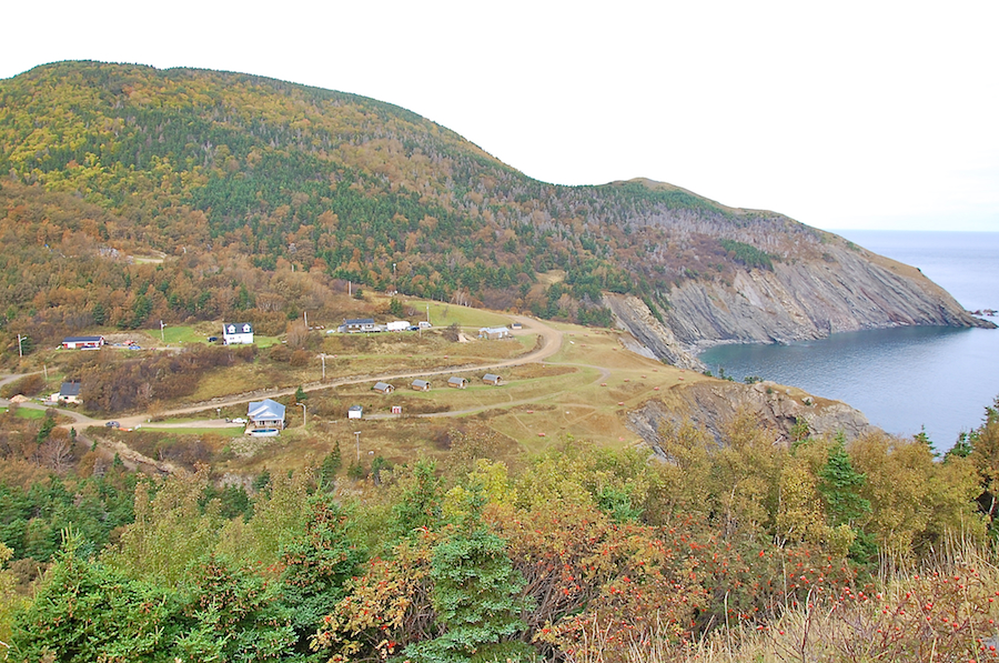 Mountains Rise above Meat Cove