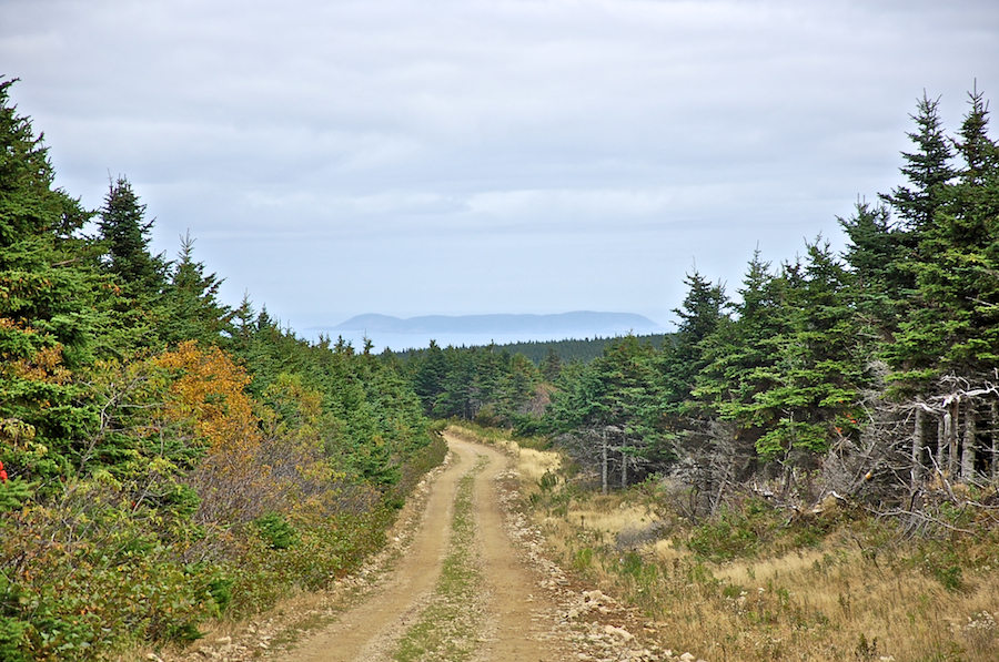 St Paul Island from the Cape North Massif