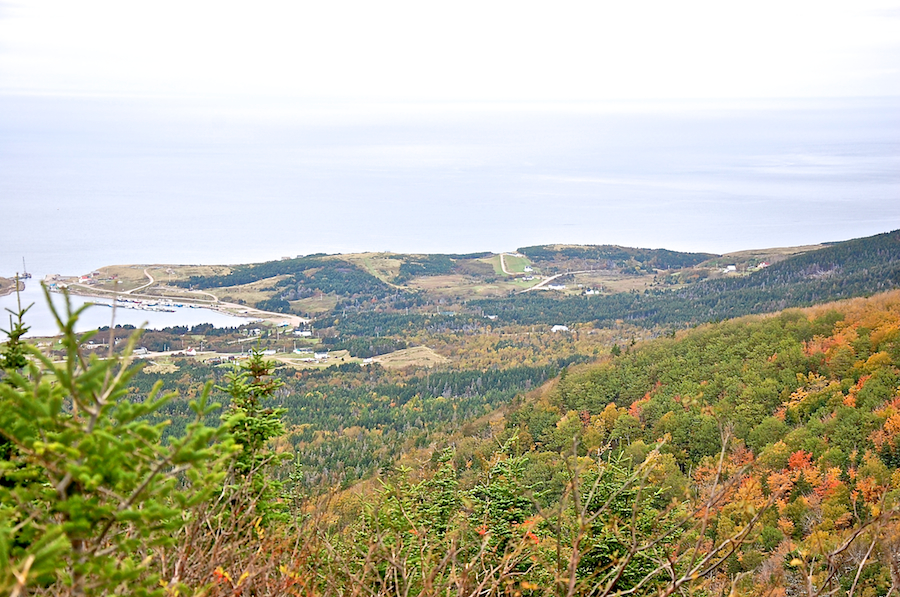 Bay St Lawrence from the Cape North Massif