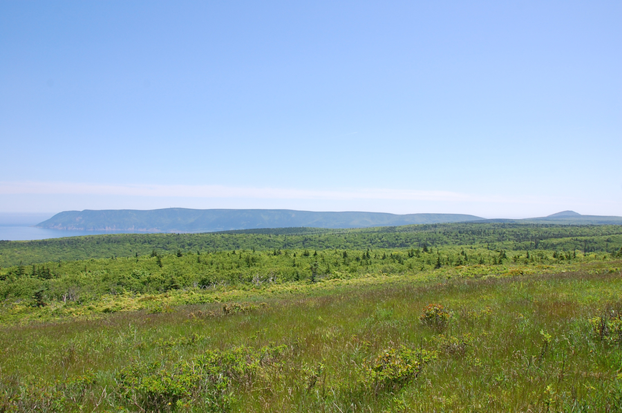 The Cape North Massif and Wilkie Sugar Loaf across the Cape Breton Highlands Plateau