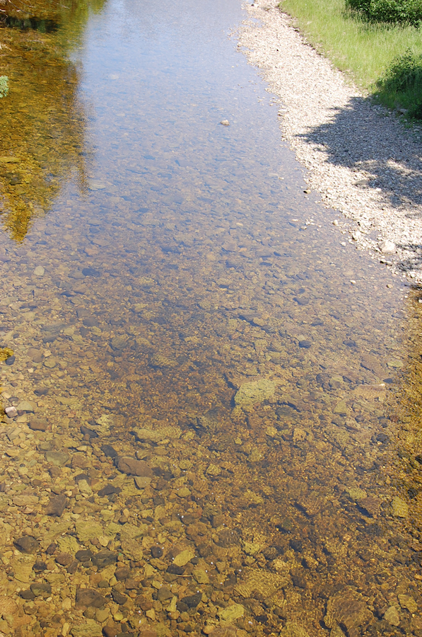 The Southwest Mabou River directly below the bridge