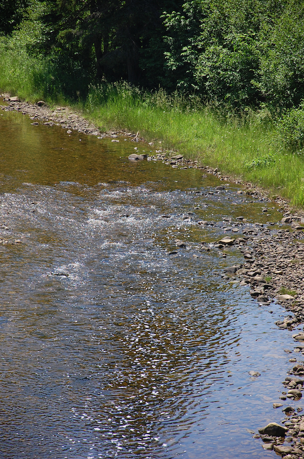 The Southwest Mabou River above the bridge