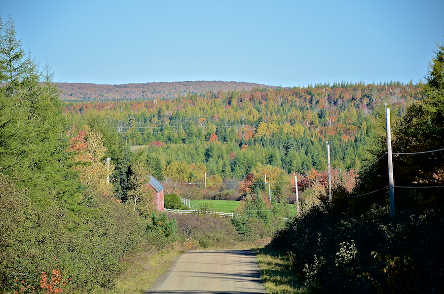 View from the four corners in Glencoe Mills