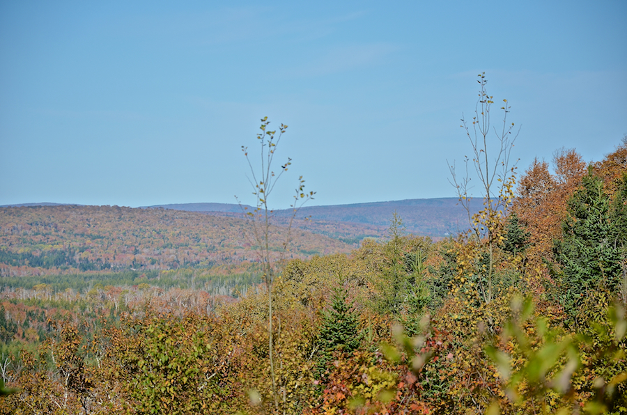 View to the north northwest from Dunakin