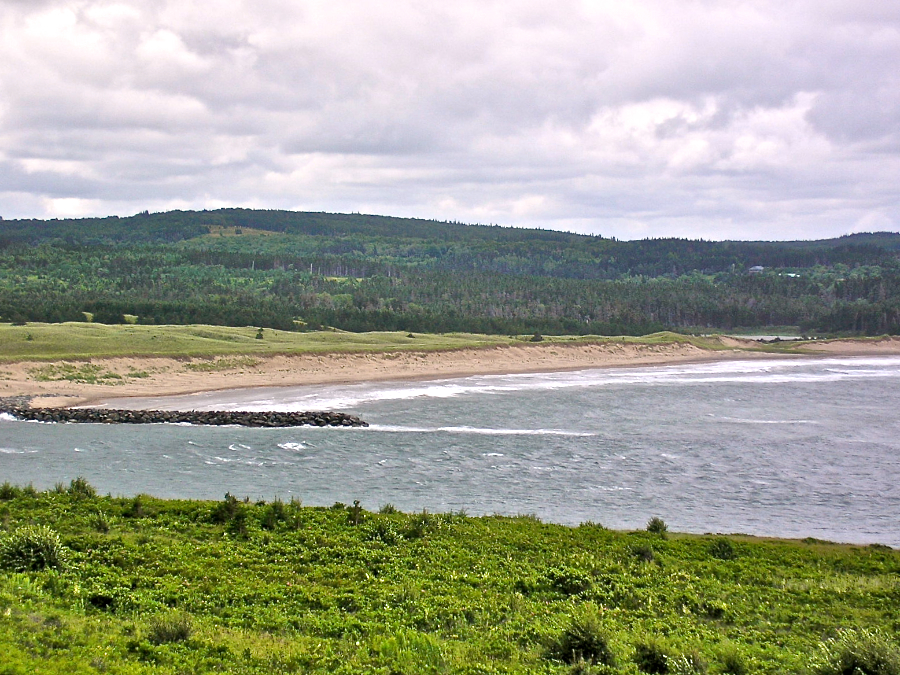 The sand dunes in the West Mabou Beach Provincial Park