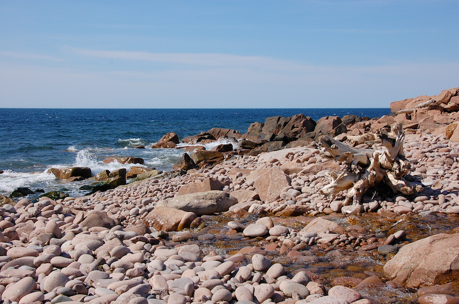 French Brook at its mouth