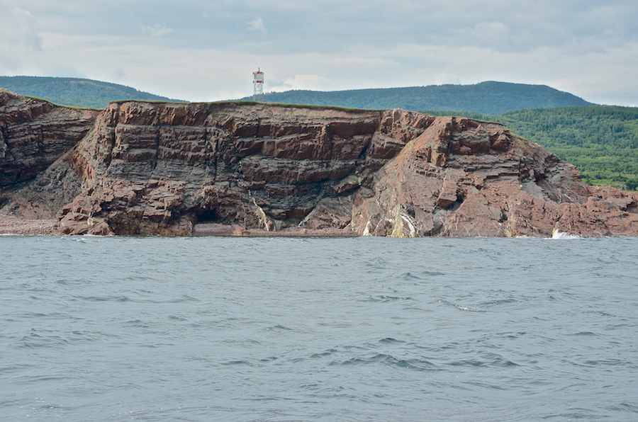 Cliff at the tip of Cape St Lawrence