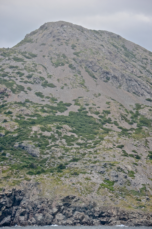 The great crest on “Big Head Mountain”