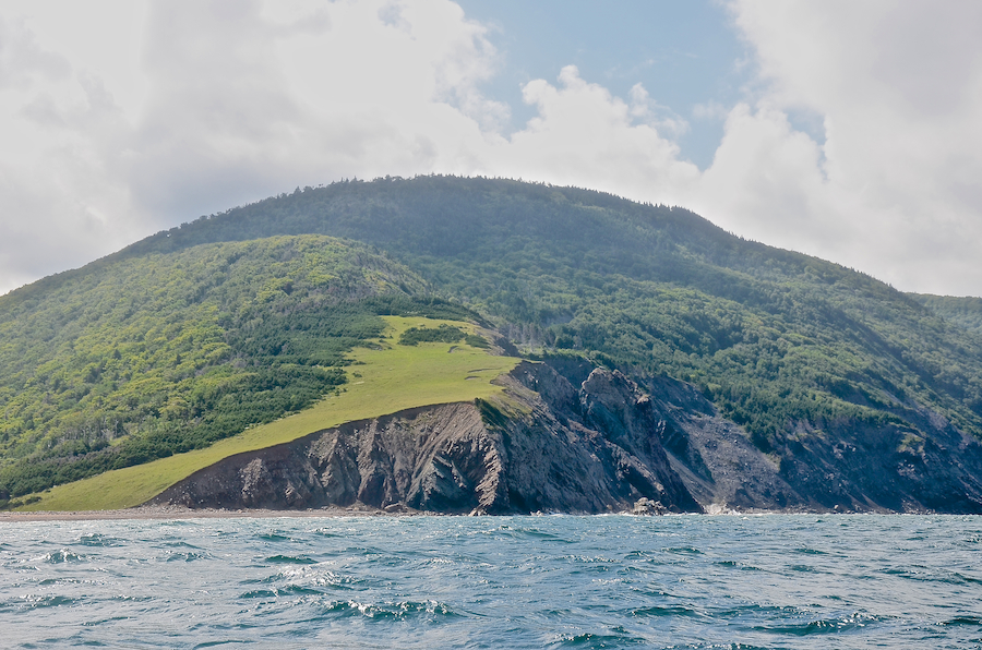 The “ramp” and the adjacent coast