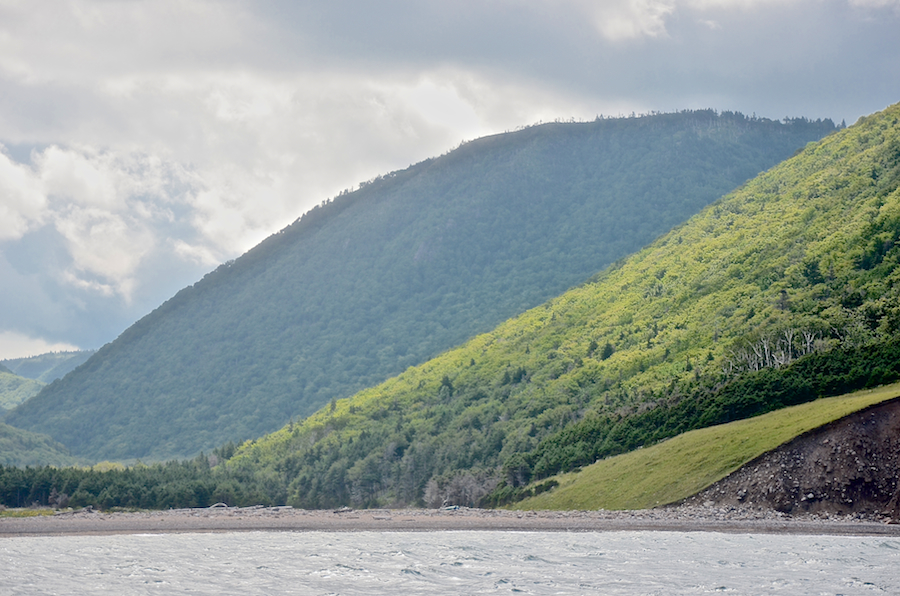 The plateau south of the Polletts Cove River