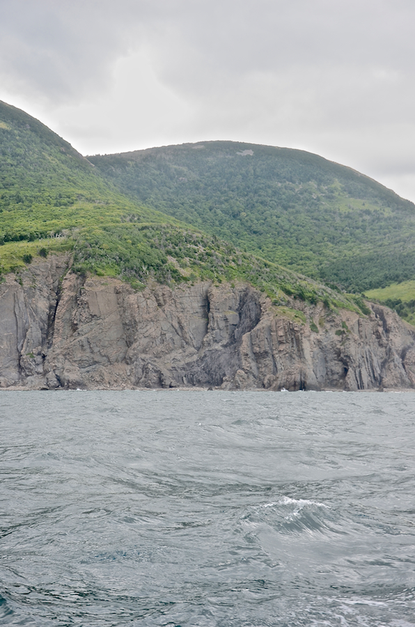 The cliffs at the end of the southern arm of “Wreck Brook Mountain”