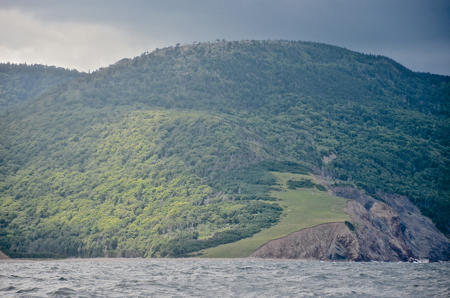 The plateau south of the Polletts Cove River