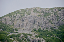 Cliff face on “Delaneys Mountain”