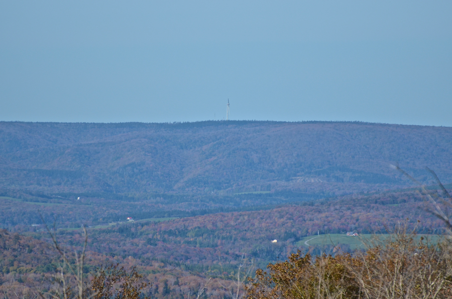 The windmill on Cape Mabou from the Churchview Road summit
