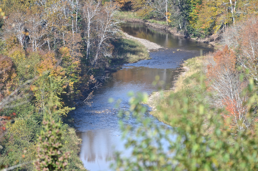 The Mull River from the Look-Off on Highway 252