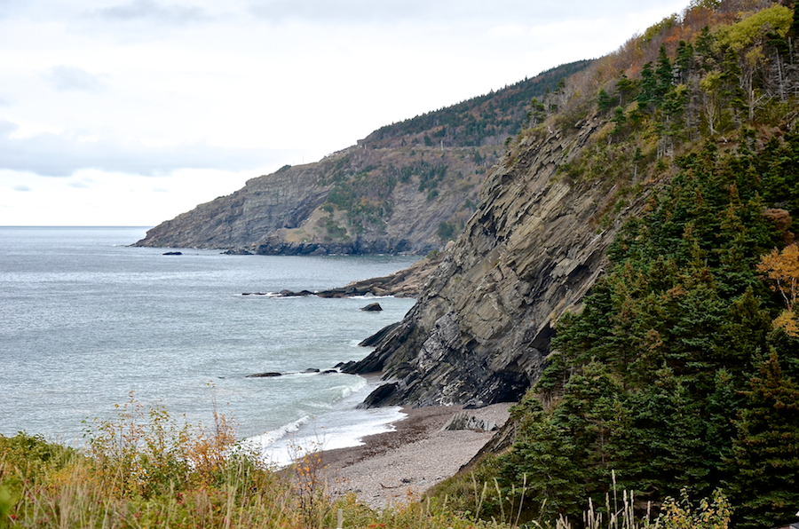 Meat Cove Beach and the coast to Black Point