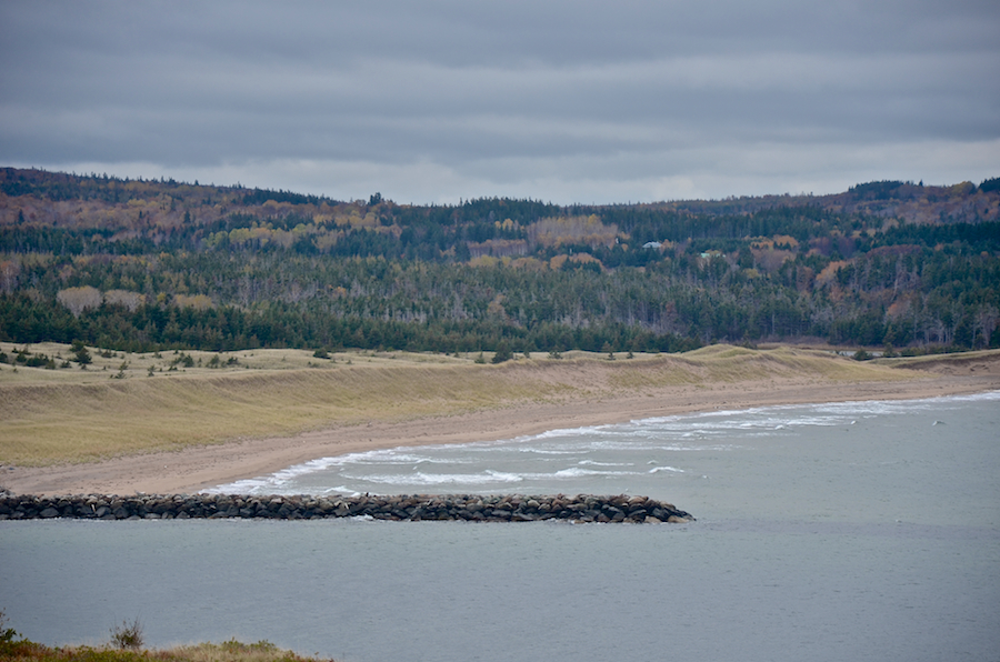 The dunes and the northern portion of West Mabou Beach
