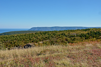 The Cape North Massif from the north summit of Meat Cove Mountain
