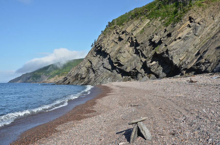 Looking east from Meat Cove Beach