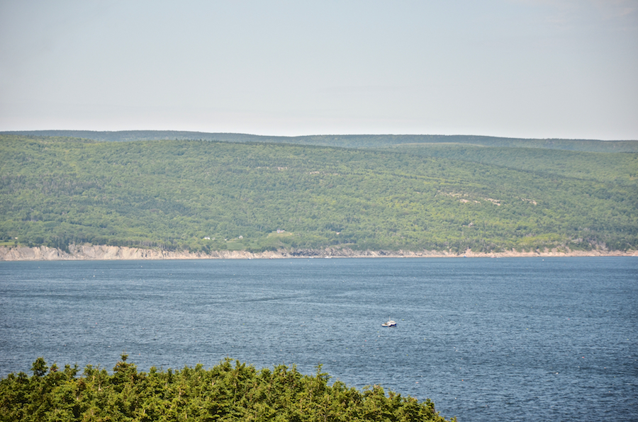 The northern coast of Cape Breton Island from east Capstick to west of Capstick