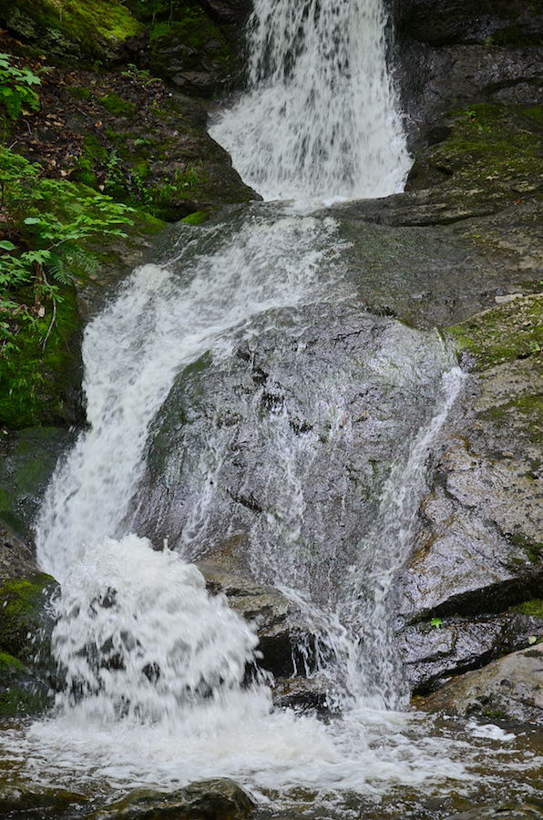 The lower cascade of Myles Doyle Falls